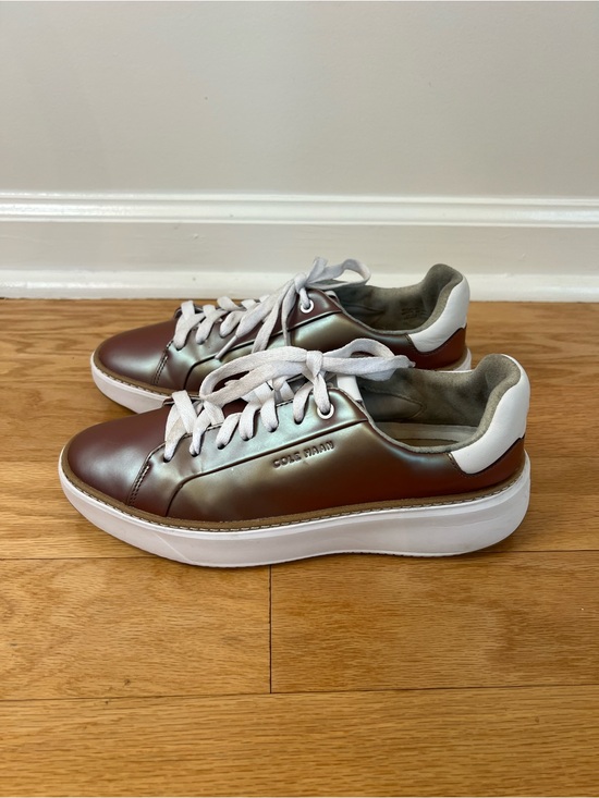 Cole Haan Shoes - Cole Haan GrandPrø Topspin Iridescent Platform Sneakers